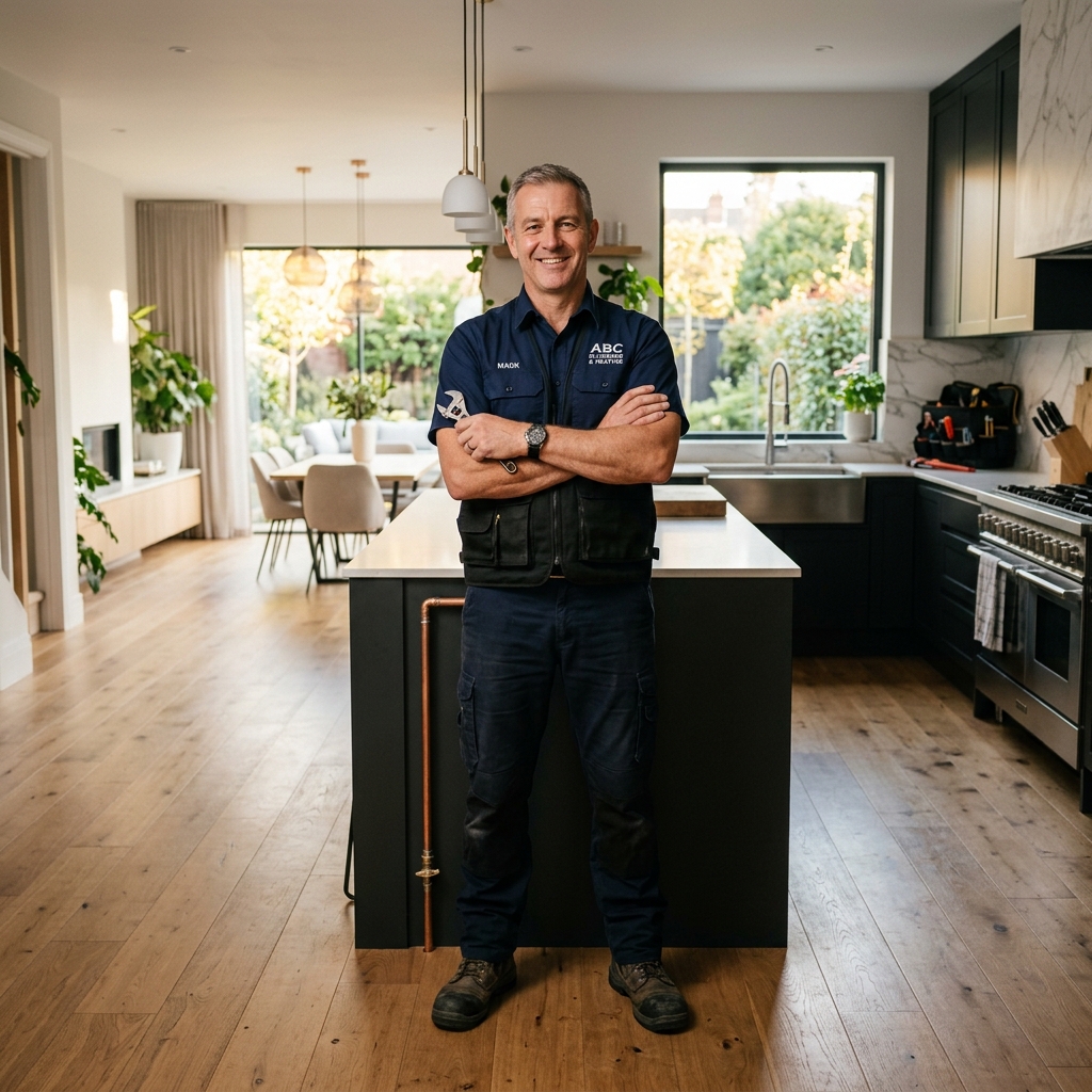Professional plumber from Simone Plumbing